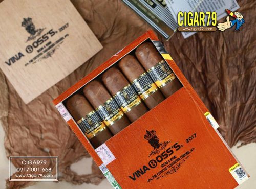 Cigar VINABOSS'S size 55 hộp gỗ Tuyết Tùng10 điếu 2